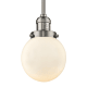 A thumbnail of the Innovations Lighting 201S-6 Beacon Brushed Satin Nickel / Matte White Cased