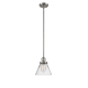 A thumbnail of the Innovations Lighting 201S Large Cone Brushed Satin Nickel / Clear