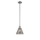 A thumbnail of the Innovations Lighting 201S Large Cone Brushed Satin Nickel / Smoked