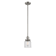 A thumbnail of the Innovations Lighting 201S Small Bell Brushed Satin Nickel / Clear