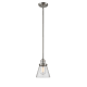 A thumbnail of the Innovations Lighting 201S Small Cone Brushed Satin Nickel / Clear