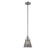 A thumbnail of the Innovations Lighting 201S Small Cone Brushed Satin Nickel / Smoked