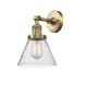 A thumbnail of the Innovations Lighting 203 Large Cone Antique Brass / Seedy