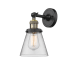 A thumbnail of the Innovations Lighting 203 Small Cone Black Antique Brass / Clear