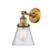 A thumbnail of the Innovations Lighting 203 Small Cone Brushed Brass / Seedy