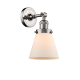 A thumbnail of the Innovations Lighting 203 Small Cone Polished Nickel / Matte White Cased