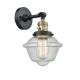 A thumbnail of the Innovations Lighting 203SW Small Oxford Black Antique Brass / Seedy