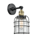 A thumbnail of the Innovations Lighting 203SW Small Bell Cage Black Antique Brass / Seedy