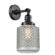 A thumbnail of the Innovations Lighting 203SW Stanton Matte Black / Wire Mesh