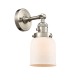 A thumbnail of the Innovations Lighting 203SW Small Bell Brushed Satin Nickel / Matte White