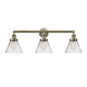 A thumbnail of the Innovations Lighting 205-S Large Cone Antique Brass / Clear