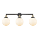 A thumbnail of the Innovations Lighting 205-S-8 Beacon Black Antique Brass / Matte White