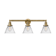 A thumbnail of the Innovations Lighting 205-S Large Cone Brushed Brass / Clear