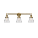 A thumbnail of the Innovations Lighting 205-S Small Cone Brushed Brass / Clear