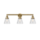 A thumbnail of the Innovations Lighting 205-S Small Cone Brushed Brass / Seedy