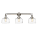 A thumbnail of the Innovations Lighting 205-11-32 Bell Vanity Polished Nickel / Clear Deco Swirl