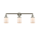 A thumbnail of the Innovations Lighting 205-S Small Bell Brushed Satin Nickel / Matte White