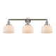 A thumbnail of the Innovations Lighting 205-S Large Bell Brushed Satin Nickel / Matte White