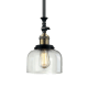 A thumbnail of the Innovations Lighting 206 Large Bell Black / Antique Brass / Clear