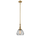 A thumbnail of the Innovations Lighting 206 Fulton Brushed Brass / Clear