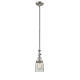 A thumbnail of the Innovations Lighting 206 Small Bell Brushed Satin Nickel / Clear