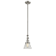 A thumbnail of the Innovations Lighting 206 Small Cone Brushed Satin Nickel / Clear