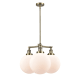 A thumbnail of the Innovations Lighting 207 X-Large Beacon Antique Brass / Matte White