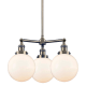 A thumbnail of the Innovations Lighting 207-8 Beacon Antique Brass / Matte White Cased