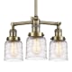 A thumbnail of the Innovations Lighting 207-11-19 Bell Chandelier Antique Brass / Deco Swirl