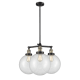 A thumbnail of the Innovations Lighting 207 X-Large Beacon Black Antique Brass / Clear