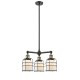 A thumbnail of the Innovations Lighting 207 Small Bell Cage Black Antique Brass / Matte White
