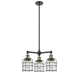 A thumbnail of the Innovations Lighting 207 Small Bell Cage Black Antique Brass / Clear