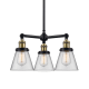 A thumbnail of the Innovations Lighting 207 Small Cone Black / Antique Brass / Clear