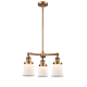 A thumbnail of the Innovations Lighting 207 Small Canton Brushed Brass / Matte White