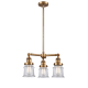A thumbnail of the Innovations Lighting 207 Small Canton Brushed Brass / Clear