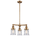 A thumbnail of the Innovations Lighting 207 Small Canton Brushed Brass / Seedy