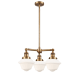 A thumbnail of the Innovations Lighting 207 Small Oxford Brushed Brass / Matte White