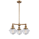 A thumbnail of the Innovations Lighting 207 Small Oxford Brushed Brass / Clear