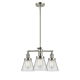 A thumbnail of the Innovations Lighting 207 Small Cone Polished Nickel / Clear