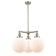 A thumbnail of the Innovations Lighting 207 X-Large Beacon Brushed Satin Nickel / Matte White