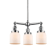 A thumbnail of the Innovations Lighting 207 Small Bell Brushed Satin Nickel / Matte White Cased