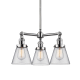 A thumbnail of the Innovations Lighting 207 Small Cone Brushed Satin Nickel / Clear