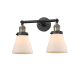 A thumbnail of the Innovations Lighting 208 Small Cone Black Antique Brass / Matte White