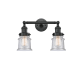 A thumbnail of the Innovations Lighting 208 Small Canton Matte Black / Seedy