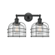 A thumbnail of the Innovations Lighting 208 Large Bell Cage Matte Black / Seedy