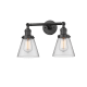 A thumbnail of the Innovations Lighting 208 Small Cone Oiled Rubbed Bronze / Clear