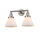 A thumbnail of the Innovations Lighting 208 Large Cone Satin Brushed Nickel / Matte White Cased