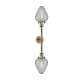 A thumbnail of the Innovations Lighting 208L Geneseo Antique Brass / Clear Crackle