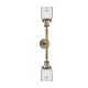 A thumbnail of the Innovations Lighting 208L Small Bell Antique Brass / Clear