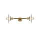 A thumbnail of the Innovations Lighting 208L Halophane Brushed Brass / Matte White